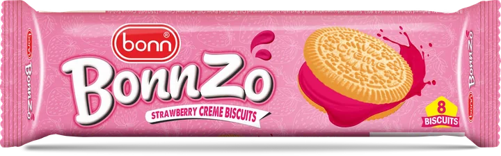 Bonn Bonnzo Strawberry Creme Biscuits