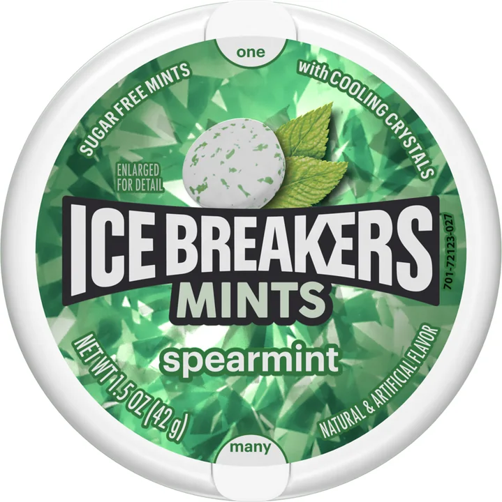 Ice Breakers Mint Spearmint, 8 × 24 × 1.5 oz