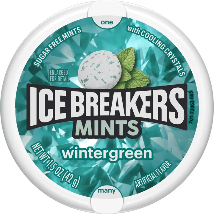 Ice Breakers Mint Wintergreen, 8 × 24 × 1.5 oz