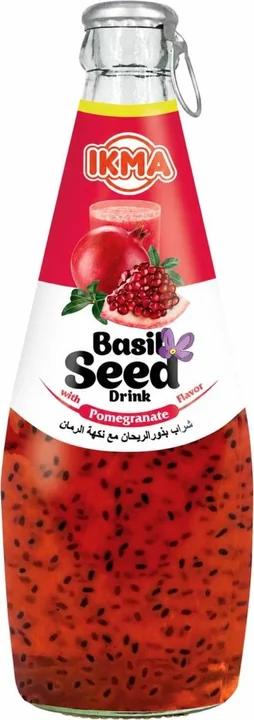 IKMA Basil Seed Drink Pomegranate