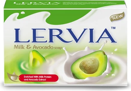 Lervia Bar Soap - Avocado, 72 × 90 g