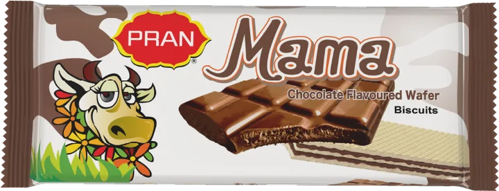 PRAN Mama Chocolate Wafer, 15 g