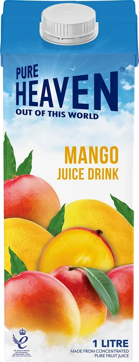 Pure Heaven Mango Juice Drink, 8 × 1 litre