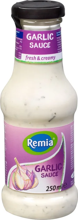 Remia Garlic Sauce, 6 × 250 ml