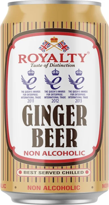 Royalty Ginger Beer, 24 × 330 ml