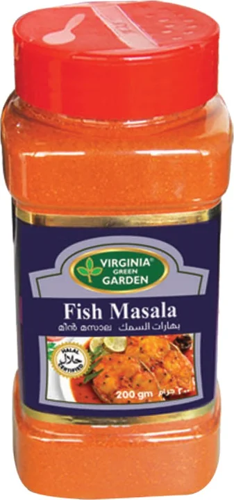 Virginia Green Garden Fish Masala Powder, 24 × 200 g
